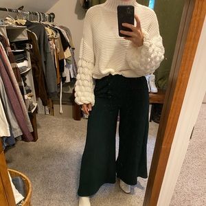 Maxi forest green pants